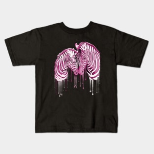 Zebra Lovers 12 Kids T-Shirt